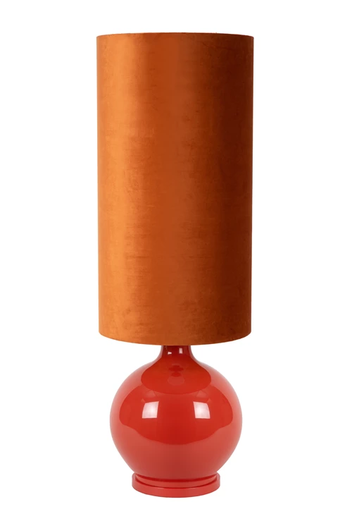 Lucide ESTERAD - Lampadaire - Ø 34 cm - 1xE27 - Orange - éteint